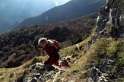 26 In ripida salita anche su roccette